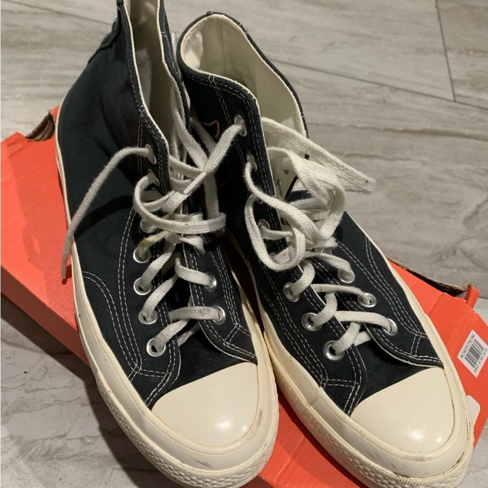 Converse Dark green and white High-Top Sneakers
